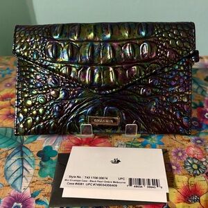 Brahmin Mini Envelope in Black Pearl